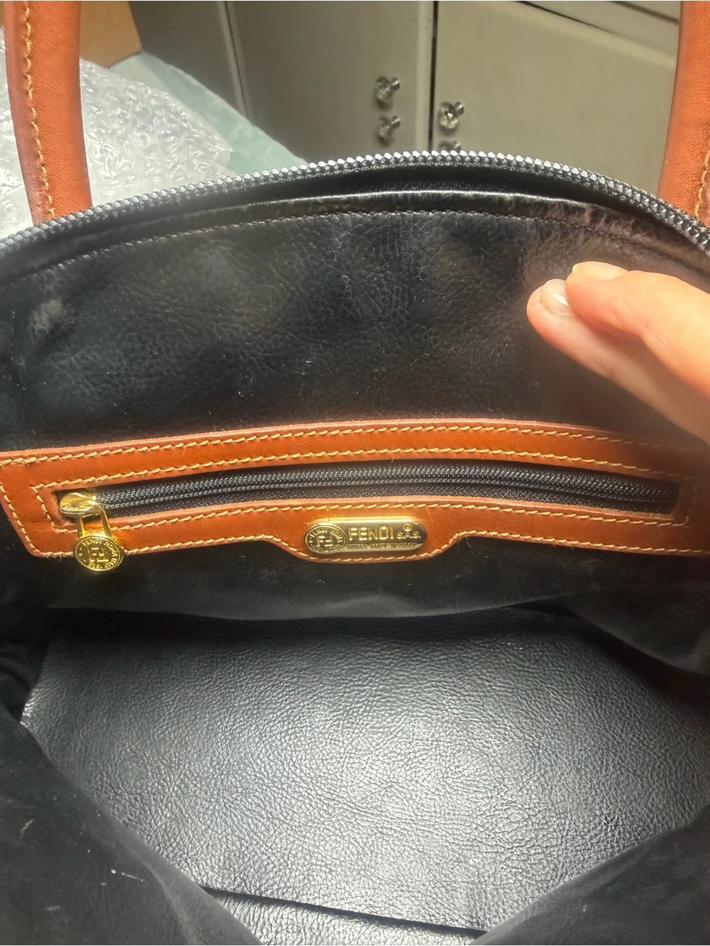 Fendi dome satchel